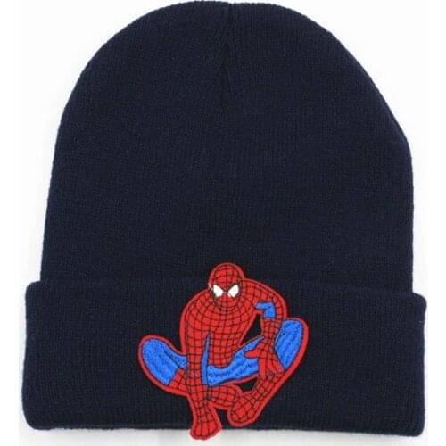 Hero embroidery Thicken knitted hat winter warm hat Skullies cap beanie hat for men and women 232