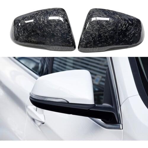 X2 F39 Forge Carbon Fiber Mirror Cover For BMW X1 F48 2 Series F45 F46 Replacement Side Rear View Caps Mirror Cover 2014 - 2019