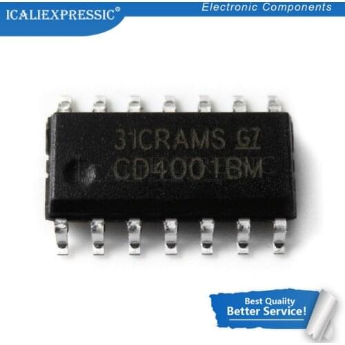 10PCS CD4011BM CD4060BM CD4066BM CD4001BM CD40106BM CD4013BM CD4051BM SOP new and original IC