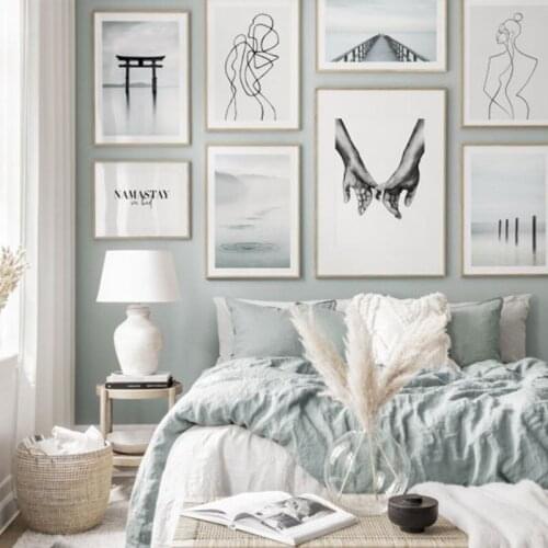 Adventurer Gallery Wall GreenInterior Nature Posters Landscape Canvas Painting Print Wall Art Picture For Living Room Home Decor