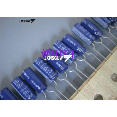 20PCS NIPPON LXZ 50V22UF 5X11MM NCC Aluminum electrolytic capacitor 22UF/50V CHEMI-CON 105 degrees 22uF 50V