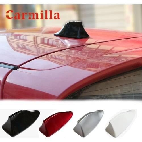 Carmilla Car Stickers for Seat Ibiza Leon Cover Car Radio Shark Fin Antenna Signal Shark Fin Antena Adhesive Car-Styling