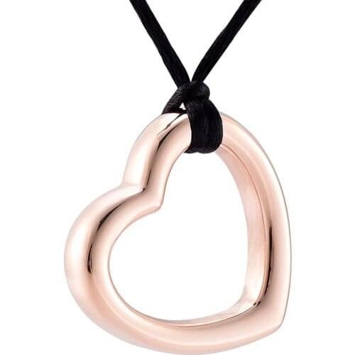 Cheap Sale Ash Holder Shiny Polish Memorial Urn Pet/Human Ashes Urn Heart Urn Funeral Casket Cremation Jewelry Women