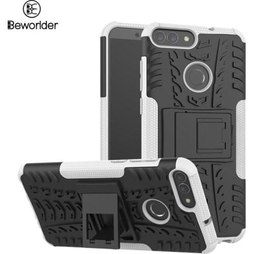 For Huawei P Smart Plus 2019 Case P Smart Z ShockProof Hybrid Hard PC Soft TPU Stander Phone Cover For Huawei P Smart 2020 Cases