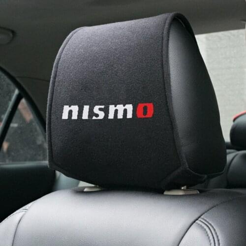 For Nissan juke qashqai j11 10 x-trail note tiida nismo 1PCS Hot car headrest cover Accessories Car Styling