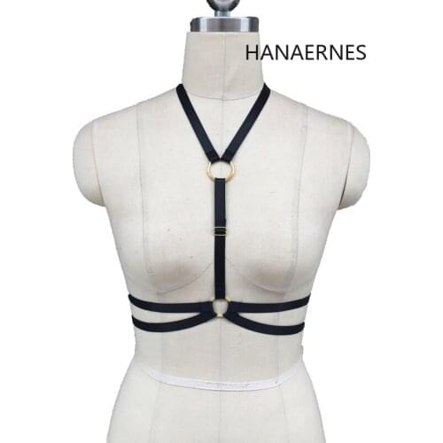 Womens Harness Top Dress Body Bondage Bra Cage Goth Fetish Waist Belt Sexy Women Body Chest Bra Harness Belt Shoulder