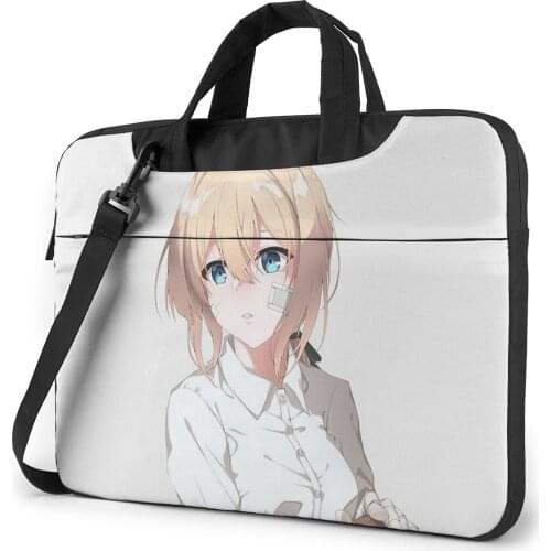 Violet Evergarden Laptop Bag Case Soft Bike Computer Bag Crossbody Carry Laptop Pouch
