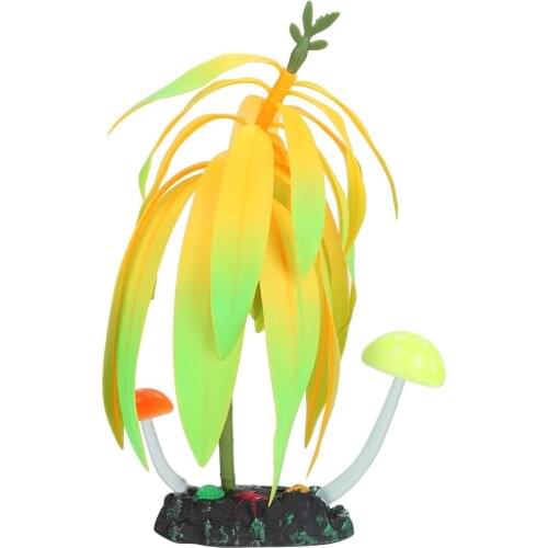 Simulation Aquatic Plants Artificial Noctilucent Grass Fish Tank Aquarium Decoration Fish Tank Decor Coral Landscaping Ornament