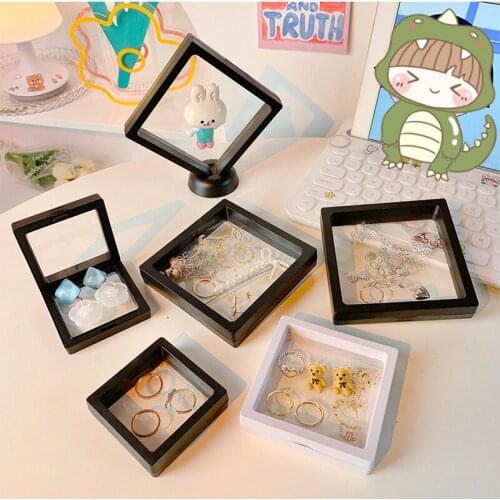 Earrings Storage Box Protective Film Transparent Display Bracelet Necklace Box Anti-oxidation Jewelry PE Film Suspension Box