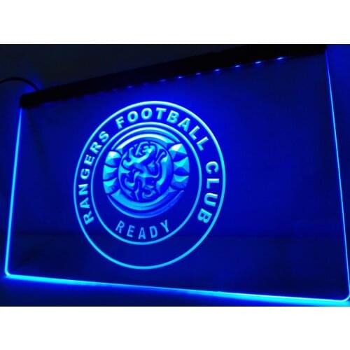 LD251- Rangers Football Club LED Neon Light Sign home decor crafts