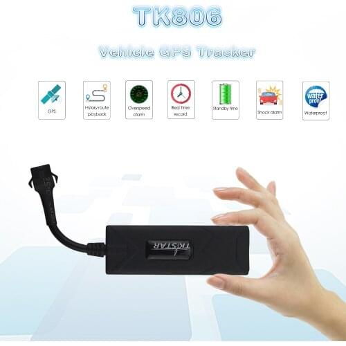 Best Mini GPS Car Tracker TK806 GPS GPRS GSM Tracking Device Overspeed Alarm Shake Alarm Remove Alarm ACC Alarm with Cut Off Oil
