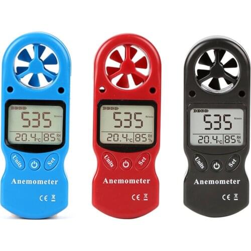 Mini Multipurpose Anemometer Digital Anemometer LCD TL-300 Wind Speed Temperature Humidity Meter with Hygrometer Thermometer