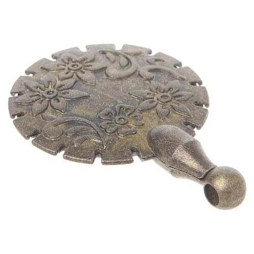 2021 New Sewing Thread Yarn Cutter Pendant Round Shape Antique Bronze Craft DIY Tool Home