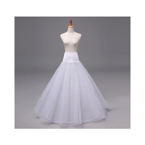 New Arrival Bridal Wedding Dress A-line Petticoat Underskirt Crinoline Skirt Slip Tulle Nylon Bridal Accessories Petticoats