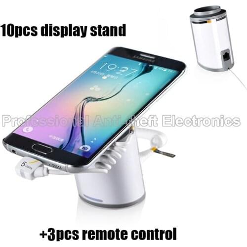 Mobile phone security alarm display stand holder anti shoplifting 10pcs free shipping