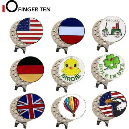 Durable Set Magnetic Golf Ball Marker Hat Clip Strong Removable Markers Position Accessories for Men Women kid Drop Shipping