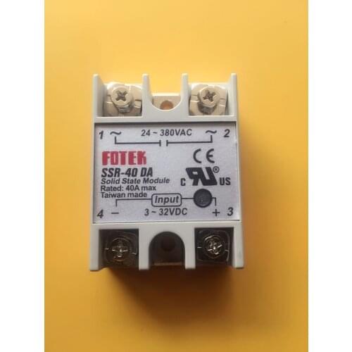SSR - 40 DA 40A solid state relay/Isolation between the input - output voltage 2500 v