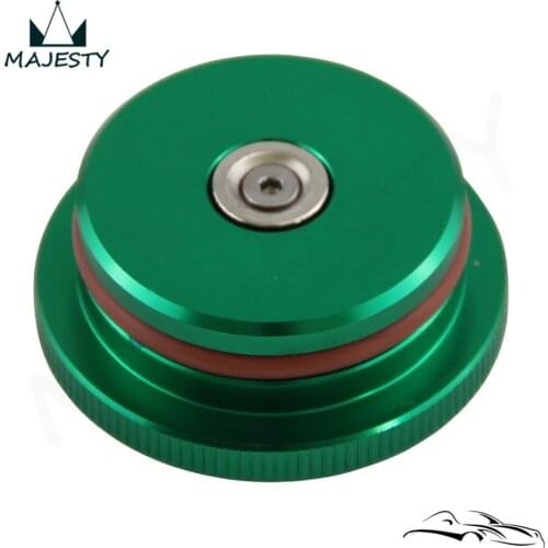 Green Alloy Diesel Fuel Tank Cap Cover fit for 2013-2018 Dodge Ram 2500 3500 Cummins