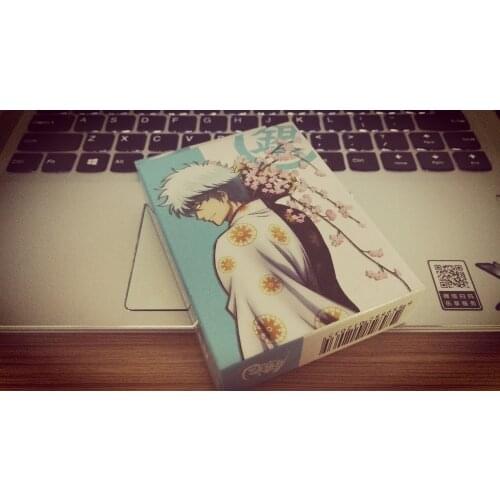 Anime Gintama Poker Cards Cosplay Board Game Cards toy With Box