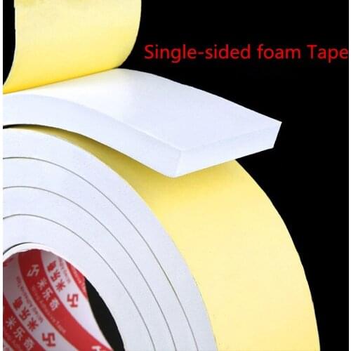 EVA white single-sided sponge tape High viscosity EVA foam tape Anti-collision sealed sound insulation tape custom 5mm&8mm&10mm