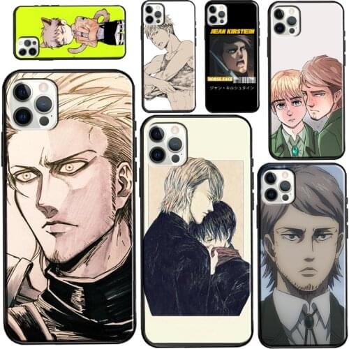 Attack on Titan Jean Kirstein Case For iPhone 11 Pro Max XS X XR 8 7 Plus SE 2020 Funda For iPhone 12 Pro Max mini Case