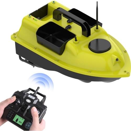 D18B GPS Fishing RC Bait Boat 3 Bait Containers Automatic Bait Boat 500M Remote Control LCD Display Night Light Fishing Feeder