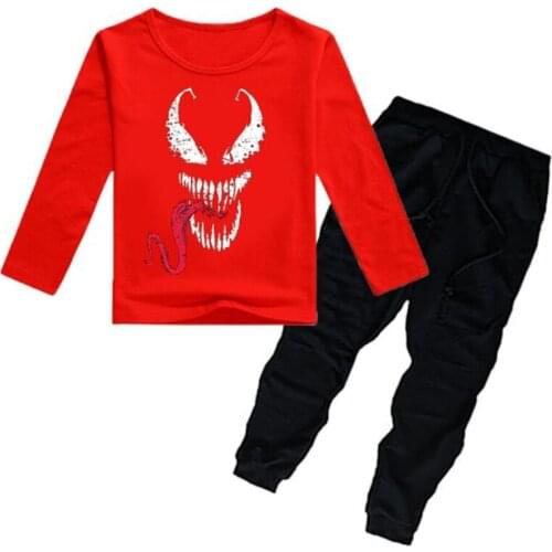 Disney cartoon childrens wear childrens wear paragraph 2021 new leisure suit age season round neck long sleeve + long pants