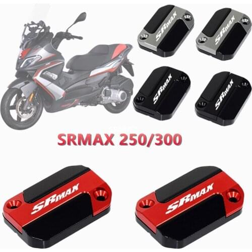 For Aprilia SRMAX 250 300 srmax300 srmax250 Motorcycle Front Rear Fluid Reservoir Cover Cylinder Reservoir Brake Cap