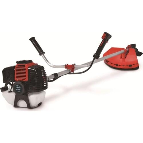 Two-stroke side-mounted lawn mower brush cutter harvesting rice shrubs lawn mower