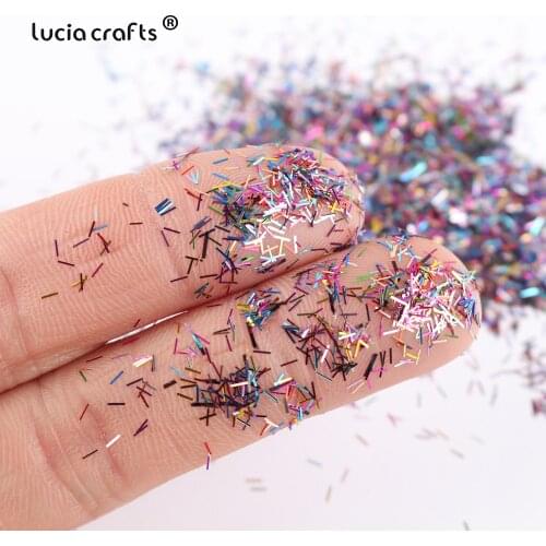 Lucia Crafts 20g/lot Colorful Confetti Party Wedding Birthday Decor DIY Nail Art Sequins K0861