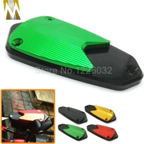 CNC Front Motocross Motorcycle Brake Pump Fluid Reservoir Cap Cover For KAWASAKI Z1000 2010-2015 Z250 Z750R 2011-2015 GTR1400 2