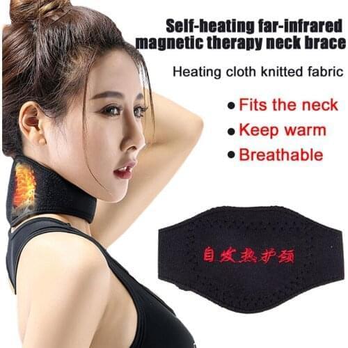 Magnetic Therapy Neck Massager Self-heating Neck Massage Pain Relieve Neck Warmer Guard Medical Massagers Tool Neck Health Care