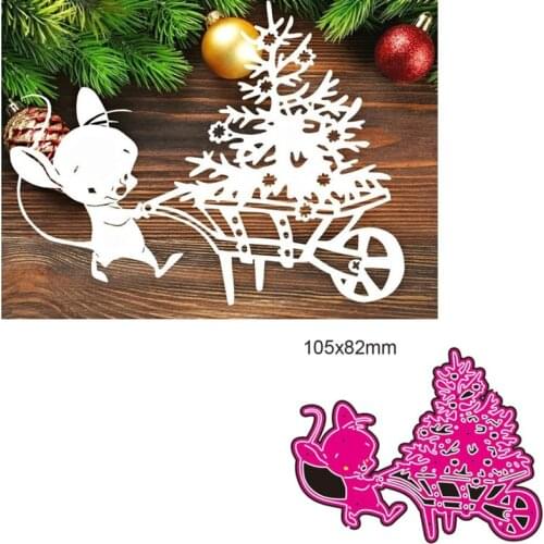 Metal cutting dies cut die mold Animal mouse decoration Scrapbook paper craft knife mould blade punch stencils