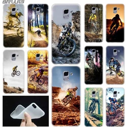 Phone case Soft Cover For Samsung Galaxy J6 J8 J3 J5 J7 J4 Plus 2018 2016 2017 EU Prime Pro Ace j610 mountain bike Bicycle MTB