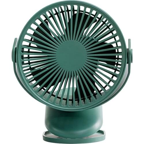 Table Clip Dual-purpose Fan 4000 MAh Large Capacity Long Battery Life Desk Fan Silent Operation With Four Wind Speeds