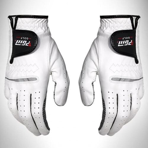 1pcs Golf Gloves Mens Left Right Hand Soft Breathable Pure Sheepskin With Anti-slip Granules Golf Gloves Golf Sheepskin Glove