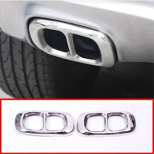 Fit For Mercedes Benz GLA Class Stainless Steel Exhaust Air Filter Cover Trim Car Accessories 2pcs