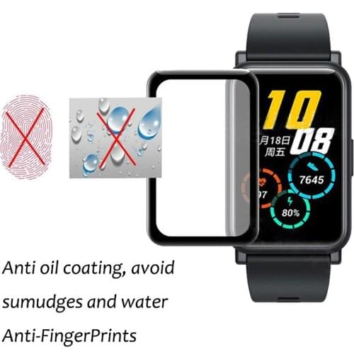 Self-adhesive Smart Watch Protective Film Antifingerprint Antidust Full Coverage Screen Protector For Huawei Watch Fit