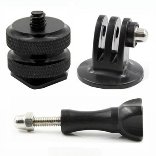 Camera Tripod Monopod Mount Adapter Screw Set Go-Pro HERO 3 4 Nikon Canon SONY