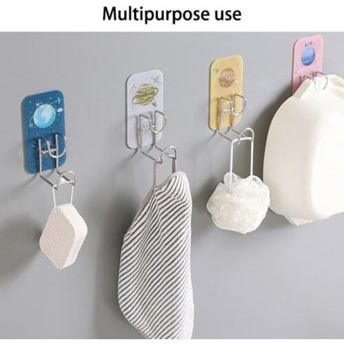 Stainless Steel Washbasin Rack Wall-Mounted Punch-free Heavy Duty Seamless Paste Saving Space For Window Glass Kitchen Bathroom