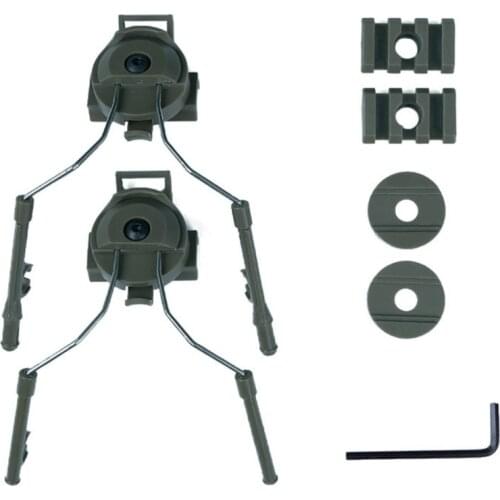 Tactical Helmet Accessories Type Headset Holder Fast Helmet Rail Adapter Set BK/DE/FG Helmet Rail Suspension Bracket