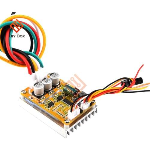 5-36V 350W BLDC Three-Phase Dc Brushless Without Hall Motor Controller Sensorless Brushless Motor Driver