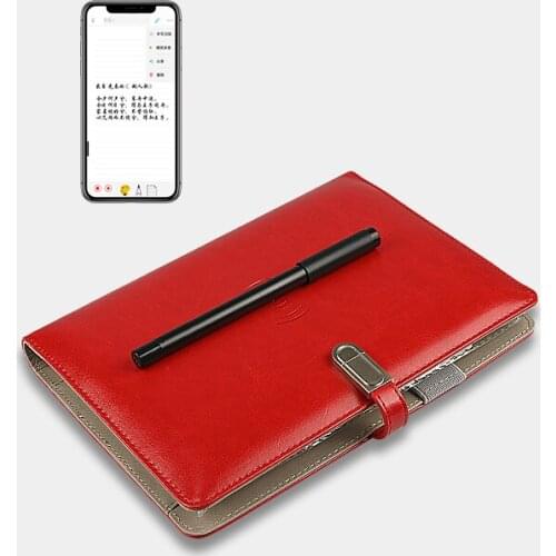 8000mAH Wireless Charging Travel Portfolio Smart Notebook Diary Transfer Electronic to Written