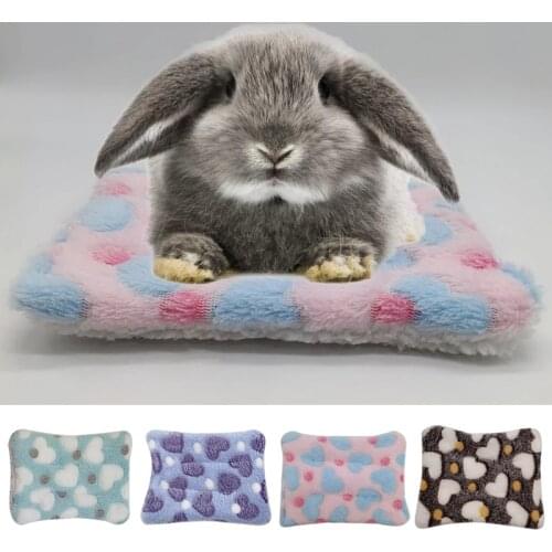 Winter Warm Small Animal Guinea Pig Hamster Bed Mat House Squirrel Rabbit Chinchilla Bed Mat House Nest Rabbit Accessories