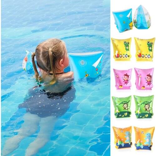 1 Pair Childrens Swimming Cartoon Swimming Bag Double Airbag Swimming Helper Security Helper for Baby Kids Boy Girl