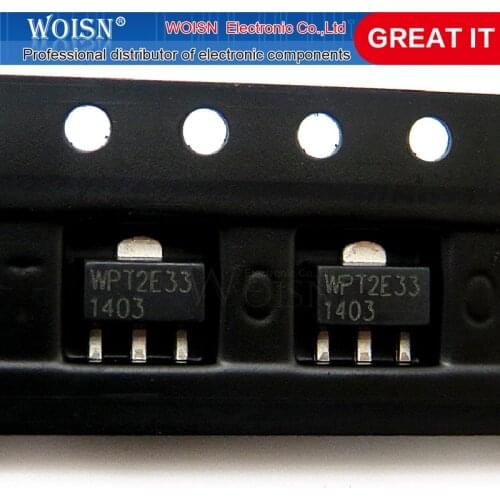 1pcs/lot WPT2E33-3 TR WPT2E33 WPT2E33-31TR SOP89 In Stock