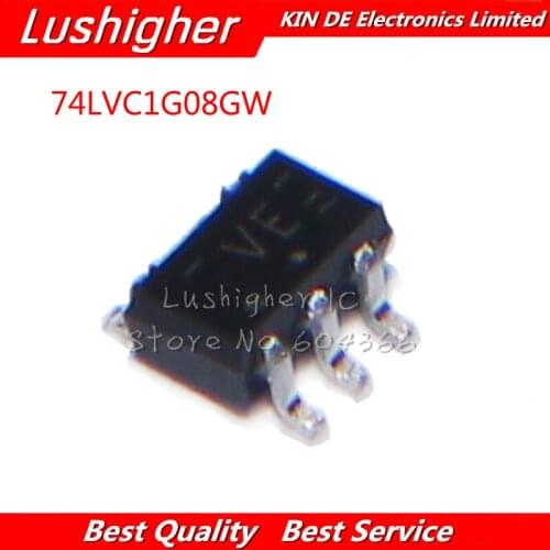 100pcs 74LVC1G08GW VE SOT-353 New Original