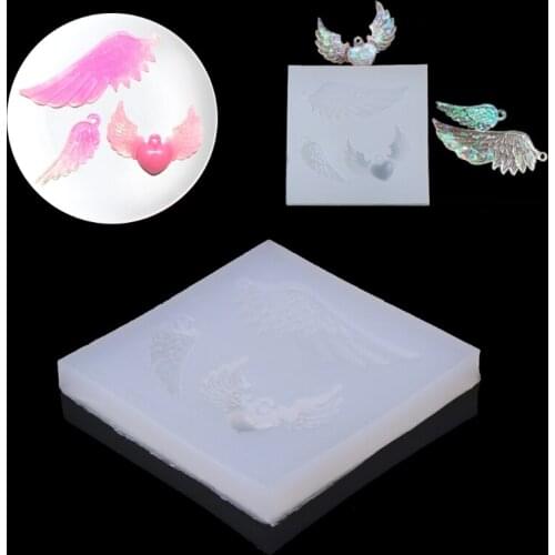 Angel Silicone Pendant Mold Making Jewelry Pendant Resin Casting DIY Mould E56C