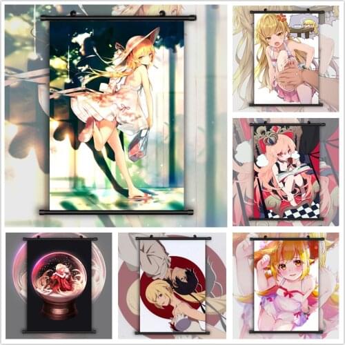 Bakemonogatari Oshino Shinobu Anime manga wall Poster Scroll
