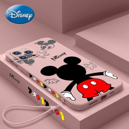 Disney Phone Case for IPhone 6S/7/8P/X/XR/XS/XSMAX/11/12Pro Mickey Minnie Case Cover